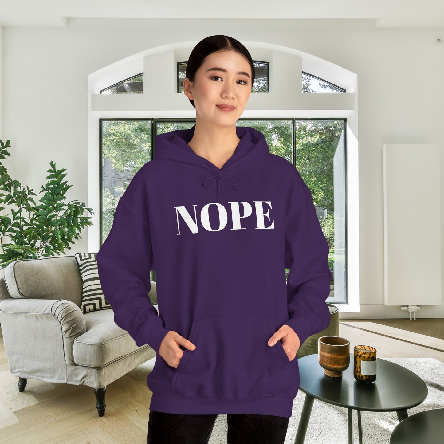 Nope Heavy Blend™ Hooded Sweatshirt