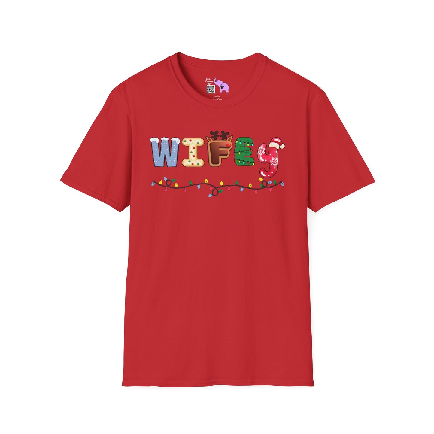 Christmas Wifey Adult T-shirt