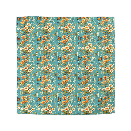 Petals & Wings Microfiber Duvet Cover