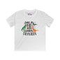 Just A Kid Who Loves Dinosaurs Kids Softstyle Tee