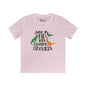 Just A Kid Who Loves Dinosaurs Kids Softstyle Tee