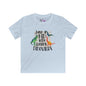 Just A Kid Who Loves Dinosaurs Kids Softstyle Tee