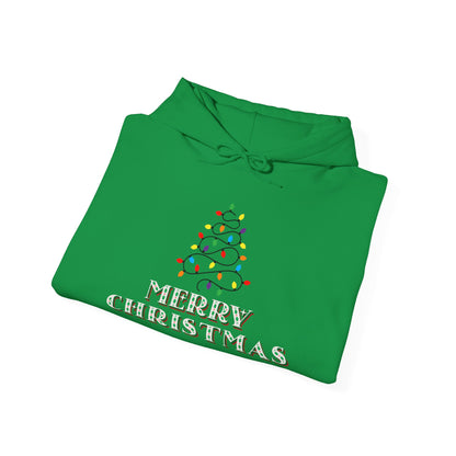 Merry Christmas Adult Heavy Blend™ Hooded Sweatshirt