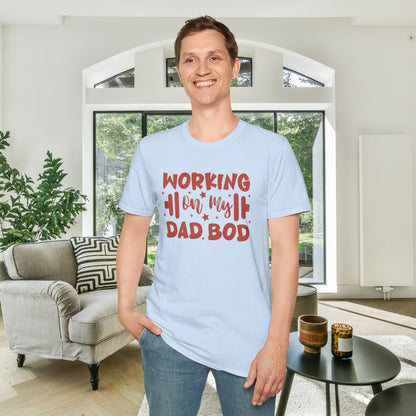 Working On My Dad Bod Adult T-shirt