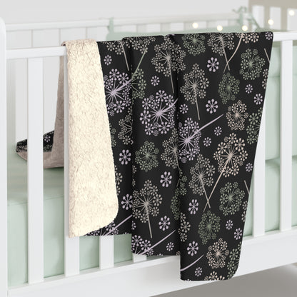 Dandelion Nightfall Fleece Blanket