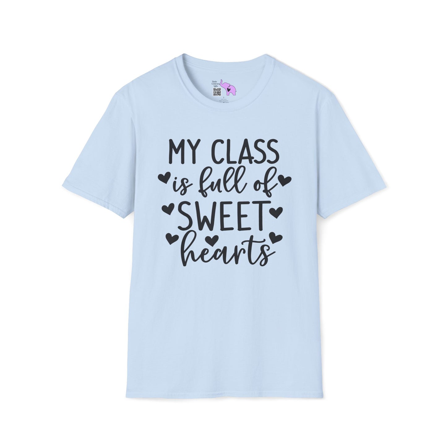 My Class is Full of Sweet Hearts Adult T-shirt