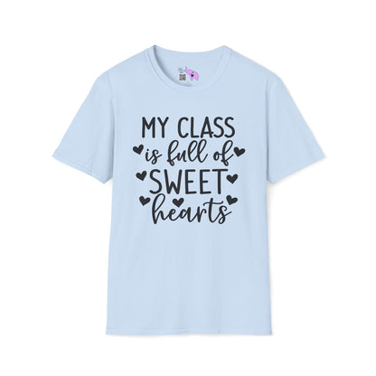 My Class is Full of Sweet Hearts Adult T-shirt