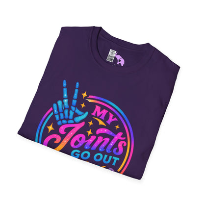 My Joints Go Out More Than Me Adult T-shirt