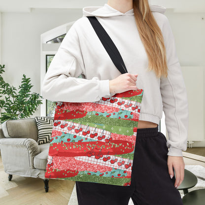 Cherry Lane Canvas Tote Bag