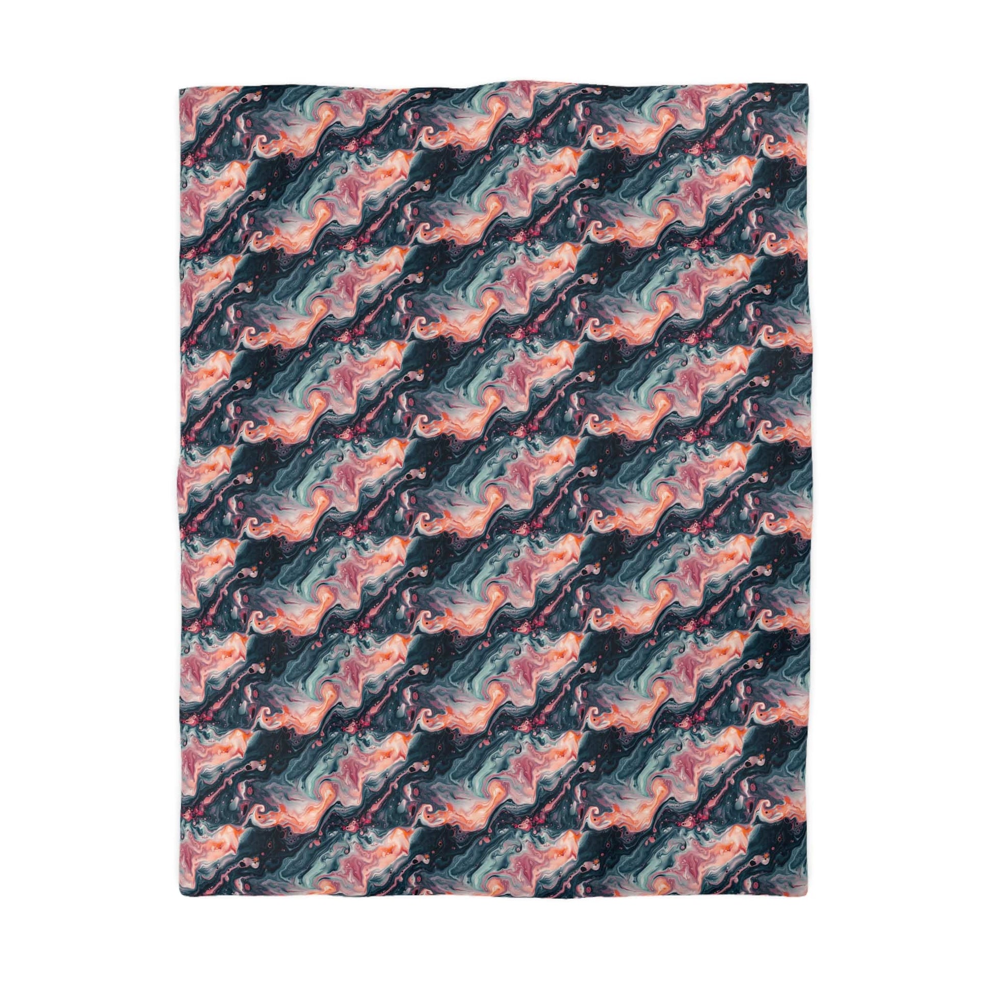 Pink Venom Marble Microfiber Duvet Cover