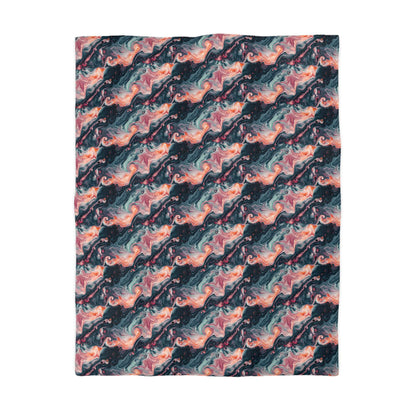 Pink Venom Marble Microfiber Duvet Cover