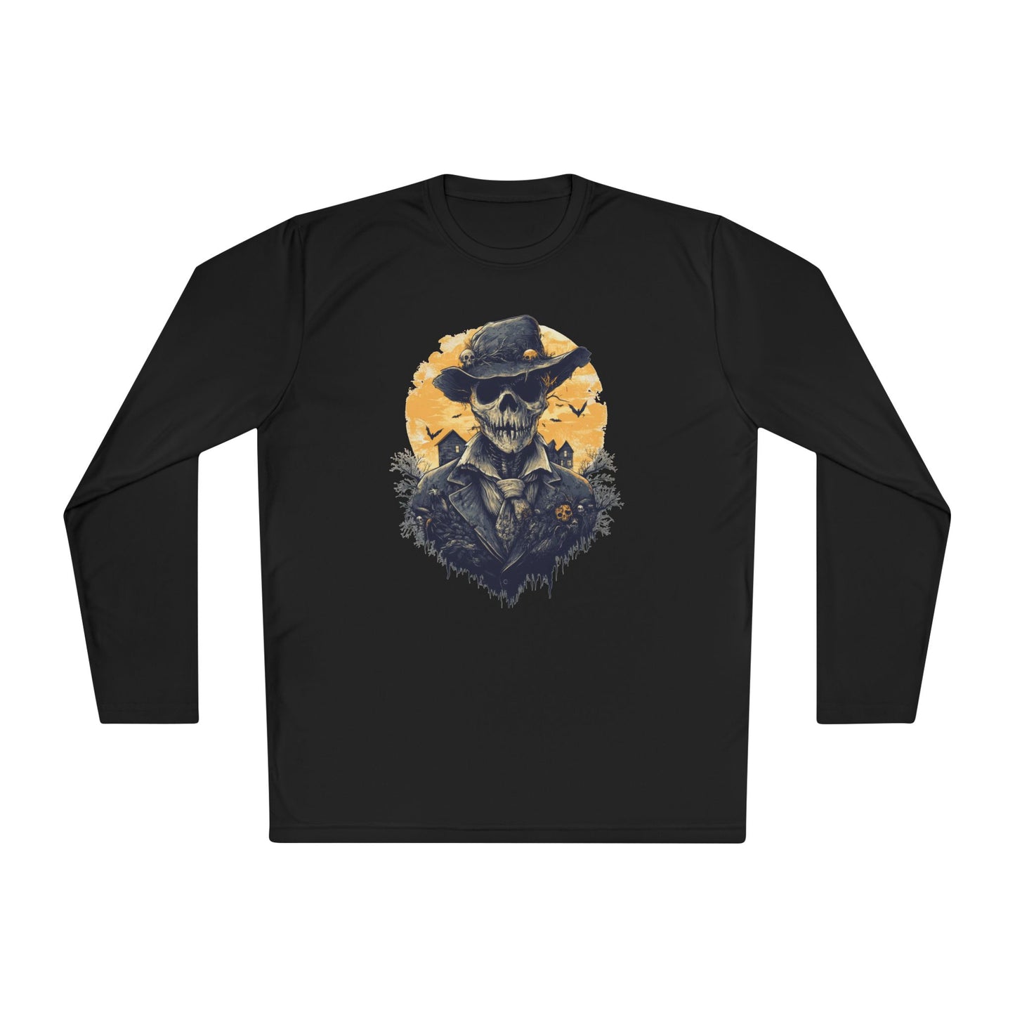 Halloween Scarecrow 2 Adult Long Sleeve Tee
