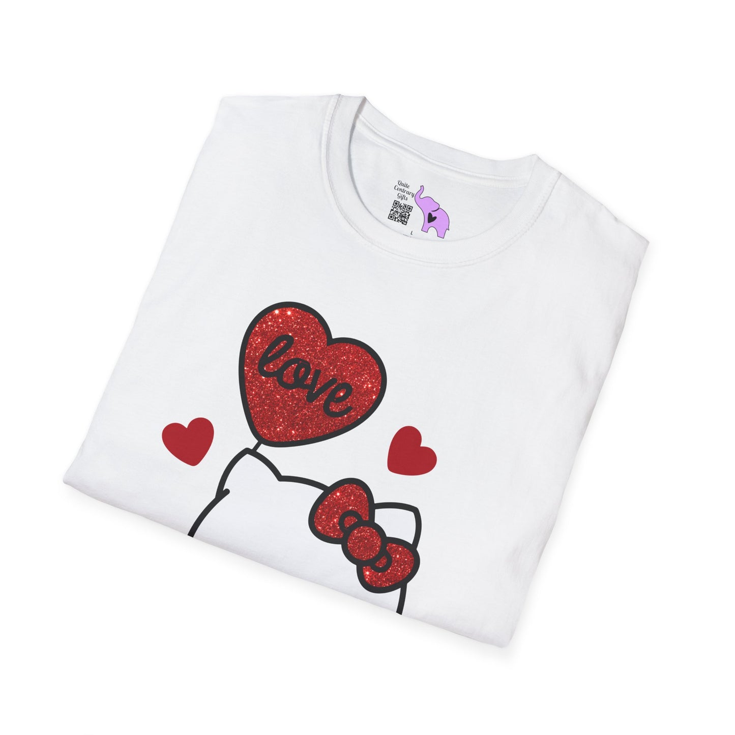 Valentines Hello Kitty Love Adult T-shirt