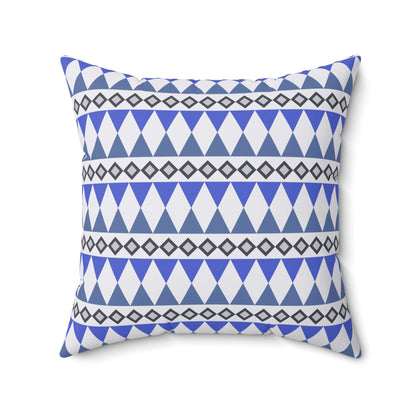 Sapphire Cairn Stripes Throw Pillow