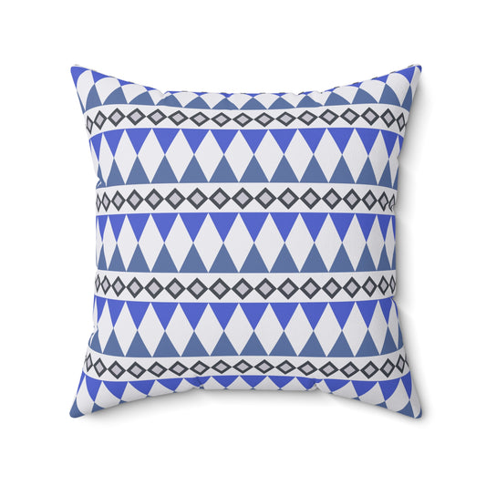 Sapphire Cairn Stripes Throw Pillow