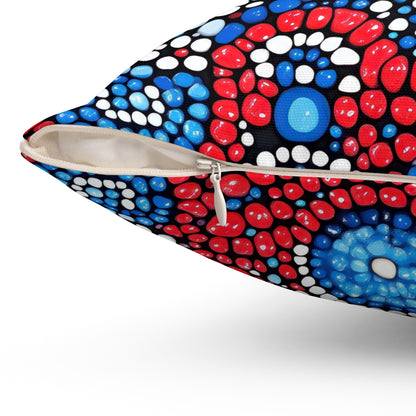 Patriot Pulse Throw Pillow