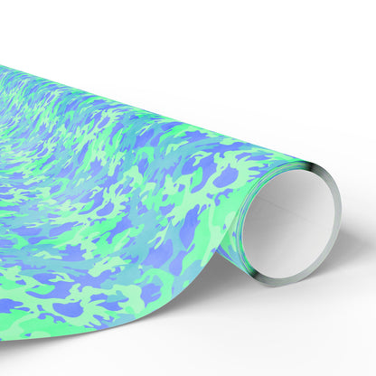 Glacier Grove Camo Wrapping Paper