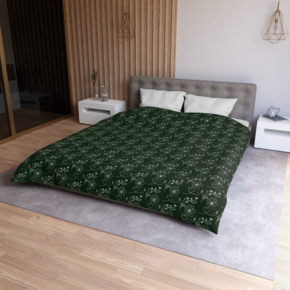 Flowers & Butterflies Microfiber Duvet Cover
