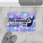 Even Mermaids Wash Their Tails Bath Mat