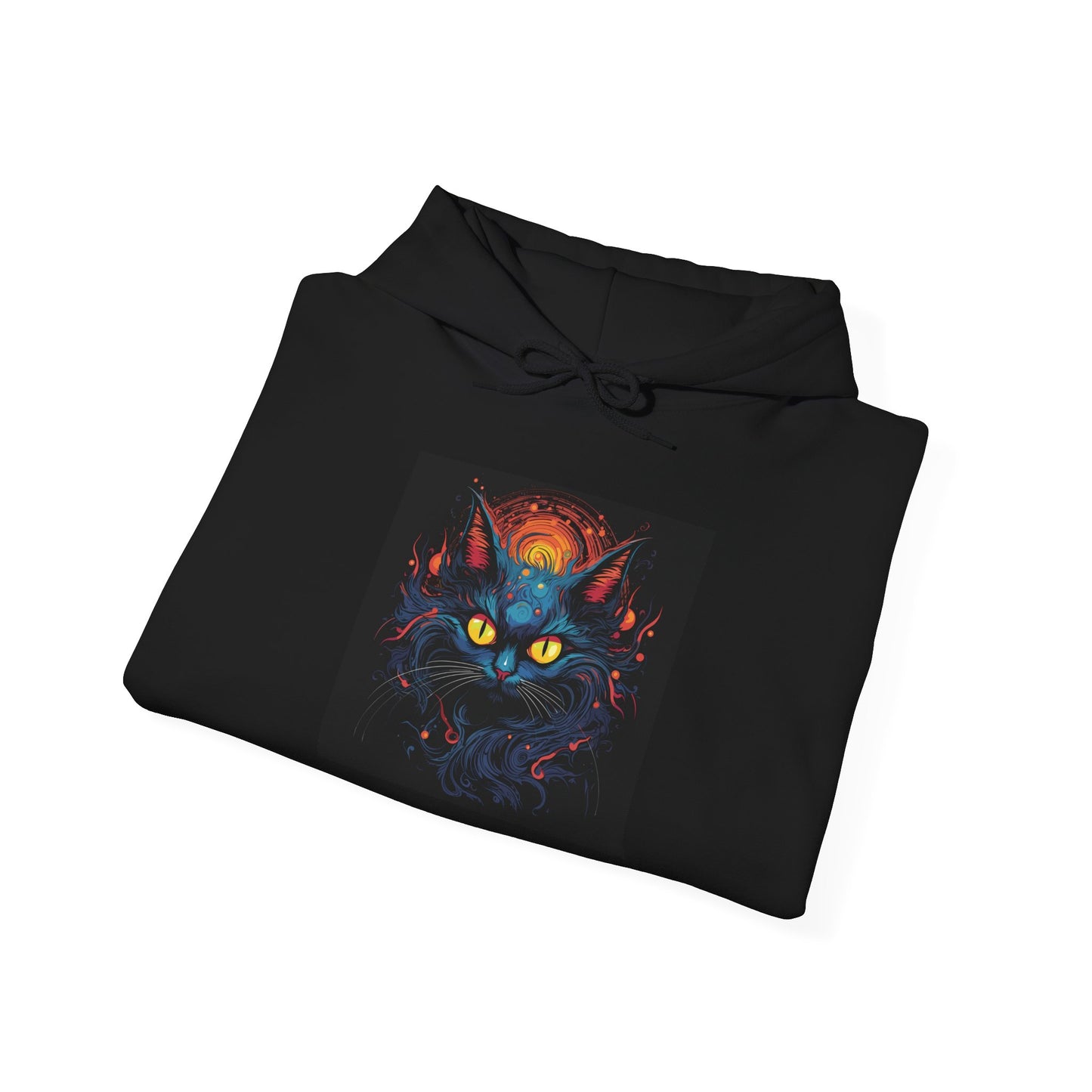 Creepy Black Cats 12 Heavy Blend™ Hooded Sweatshirt