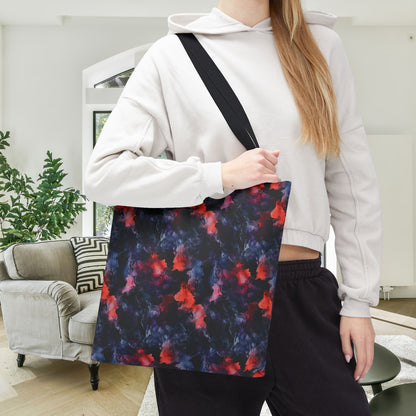 Dark Fantasy Watercolor Canvas Tote Bag