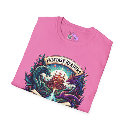 Fantasy Readers Book Club (Dragons) Adult T-shirt