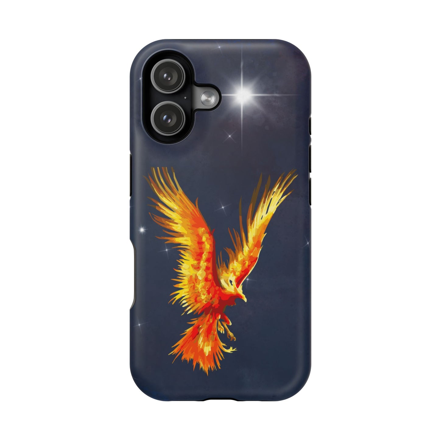 Phoenix Over Nebula MagSafe® Compatible Tough Case for iPhone