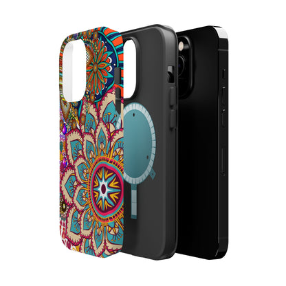 Colorful Mandala MagSafe® Compatible Tough Case for iPhone