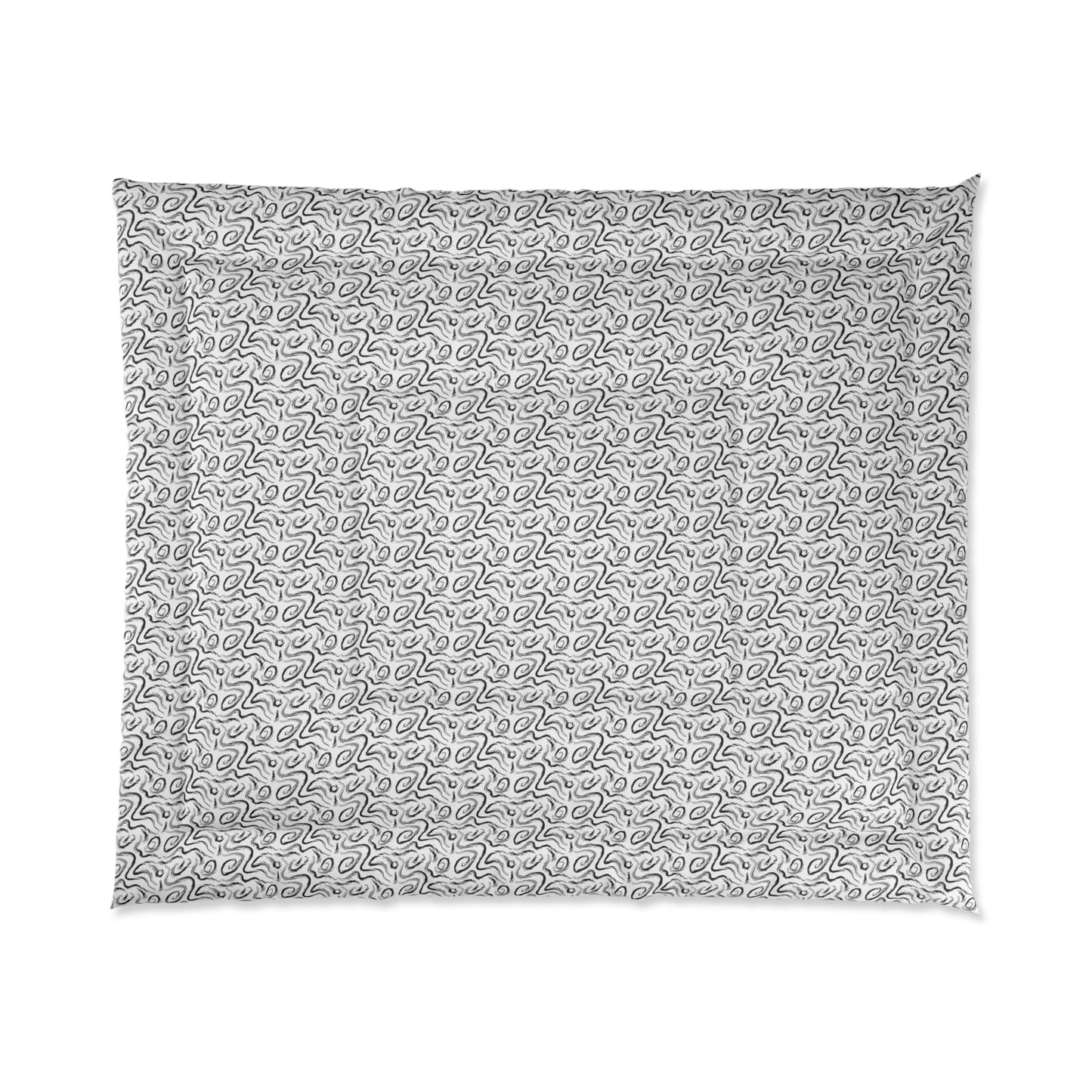 Grunge Scribbles Comforter