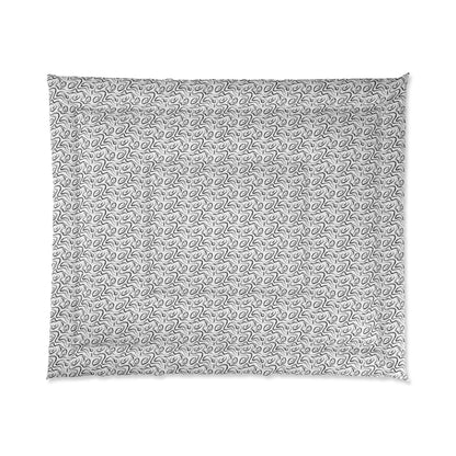 Grunge Scribbles Comforter