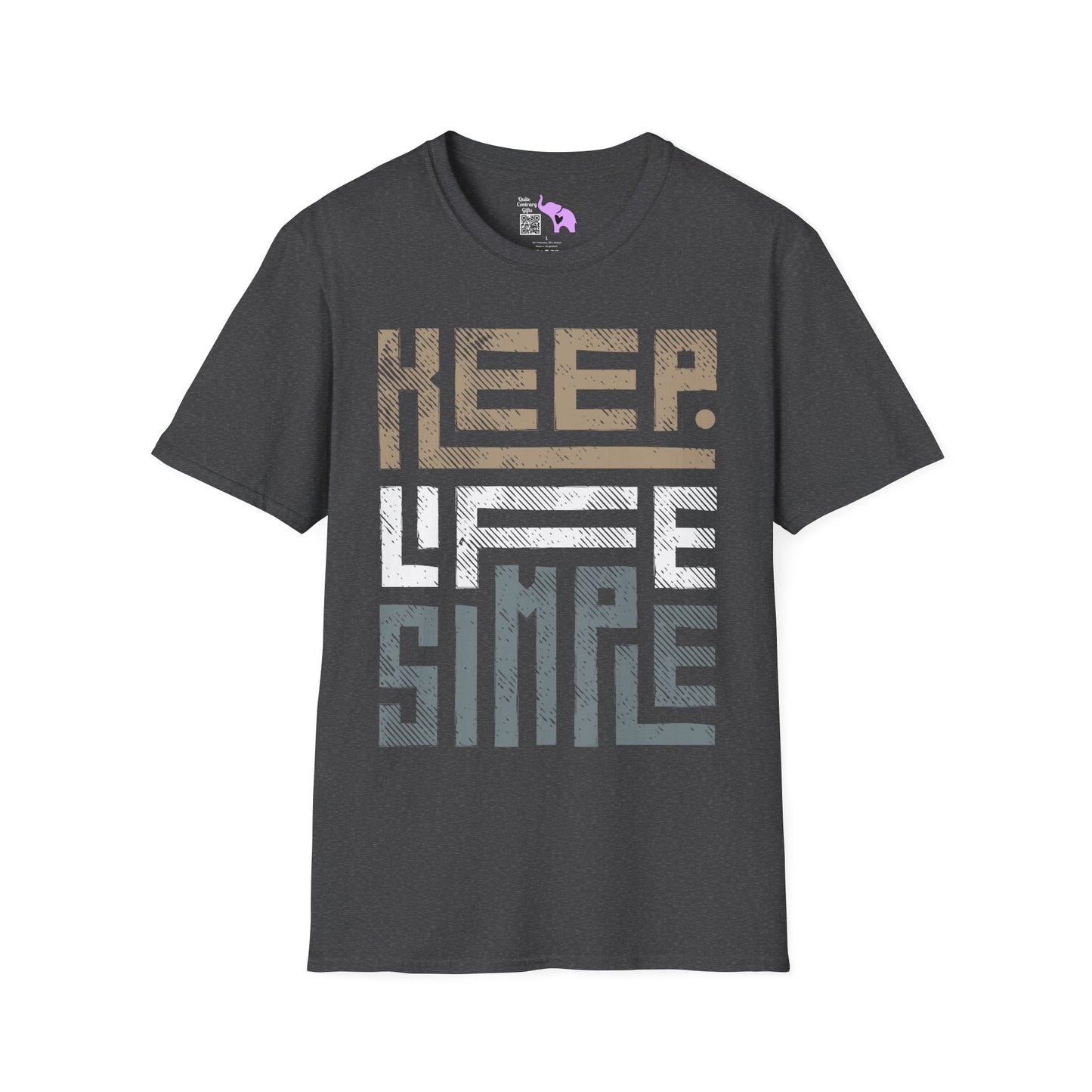 Keep Life Simple Adult T-shirt