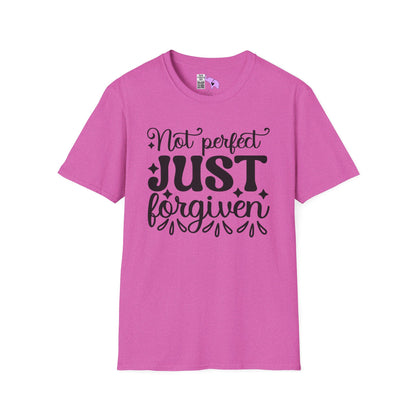 Not Perfect Just Forgiven Adult T-shirt