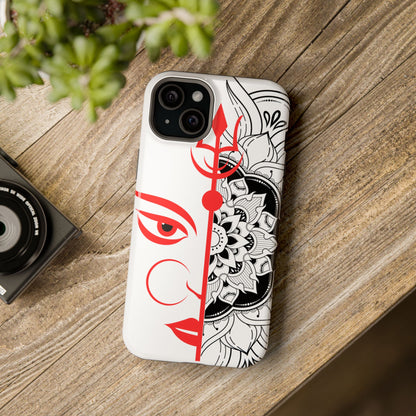 Goddess Durga Mata w/Manala MagSafe® Compatible Tough Case for iPhone