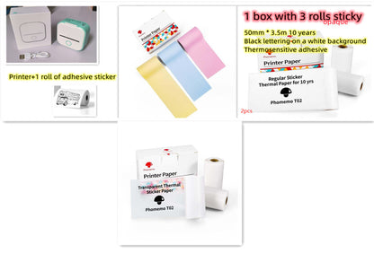 Portable Mini Thermal Label Printer Bluetooth