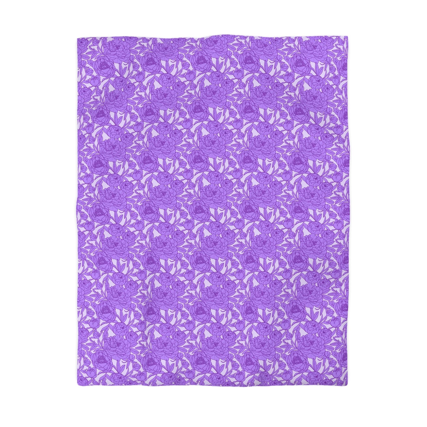 Lavender Peony Symphony Duvet Bedding Set