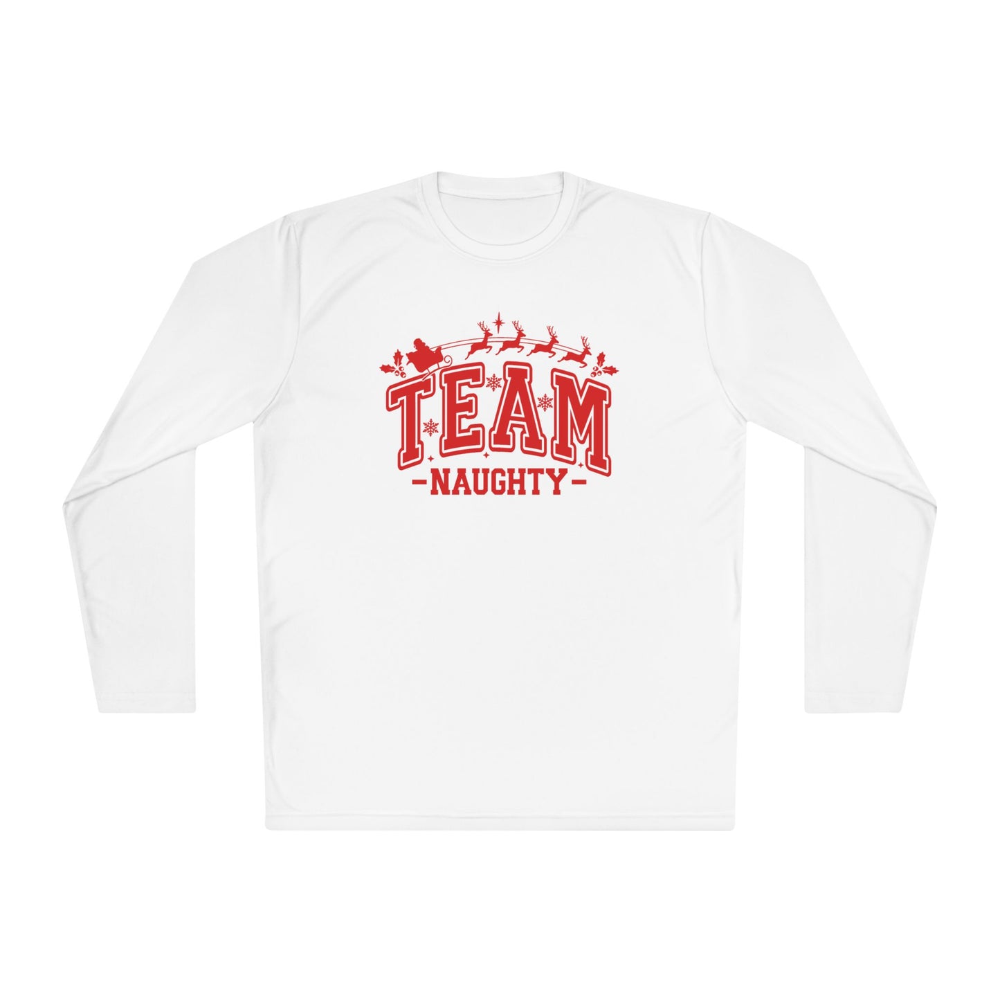 Team Naughty Adult Long Sleeve Tee