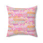 Wild Tropic Collage Throw Pillow