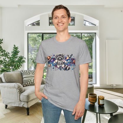 Astronaut Panda Adult T-shirt
