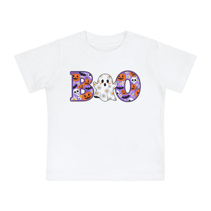 Cute Floral Boo w/Ghost Infant T-Shirt