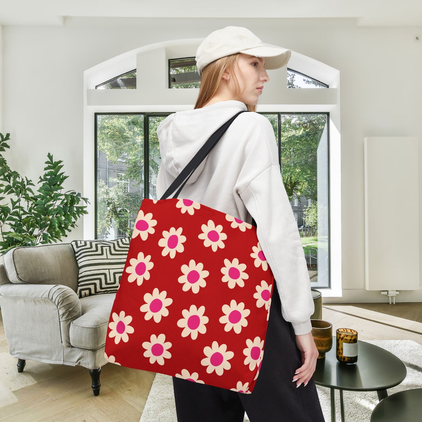 Cupid's Garden Canvas Tote Bag