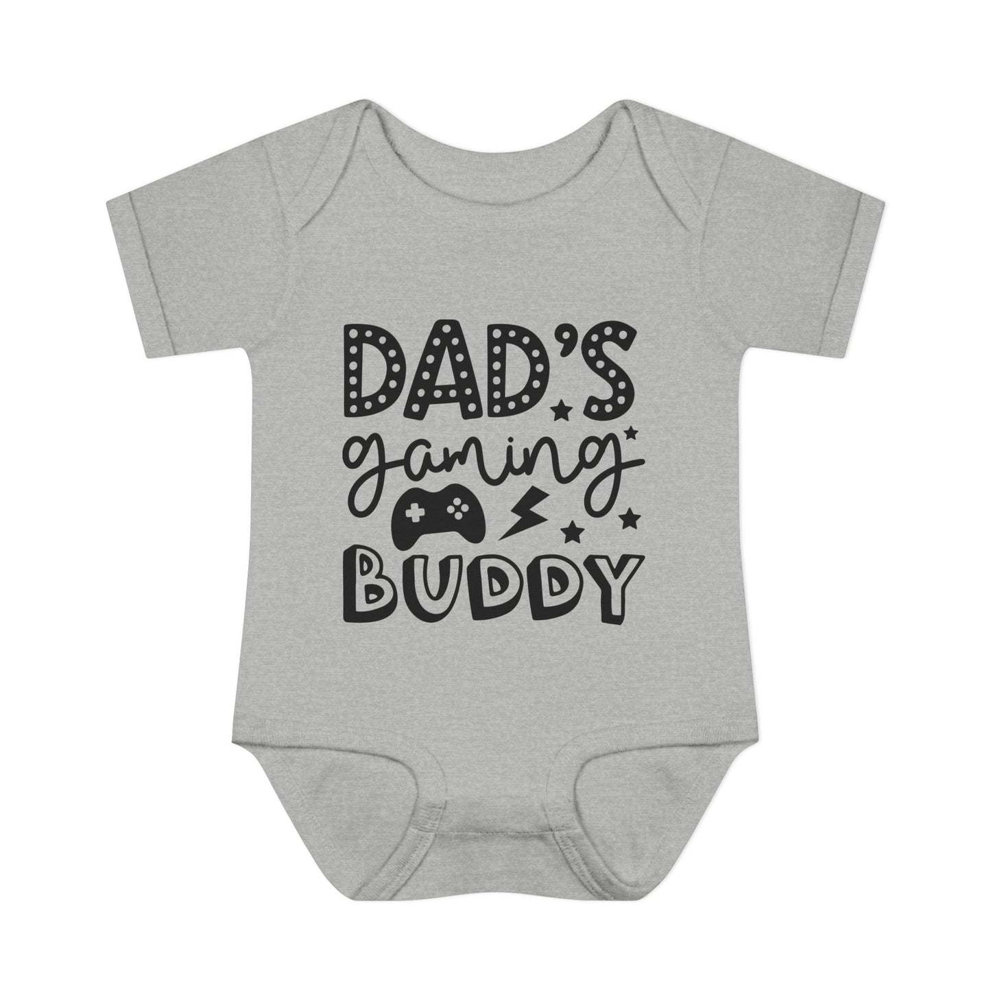 Dad's Gaming Buddy Baby Rib Bodysuit