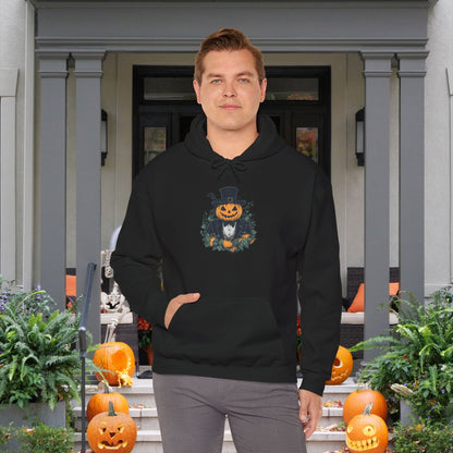 Halloween Pumpkin Man Heavy Blend™ Hooded Sweatshirt