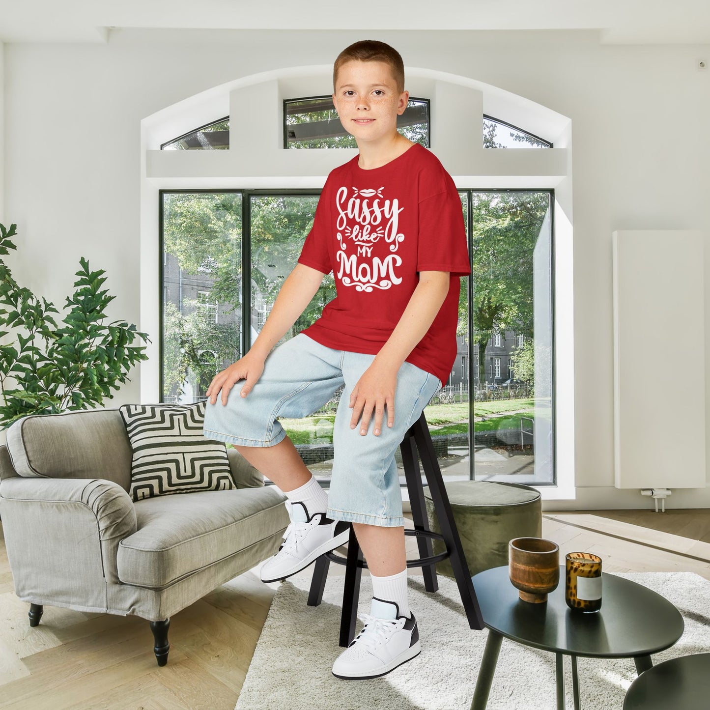 Sassy Like My Mom Kids Heavy Cotton™ Tee