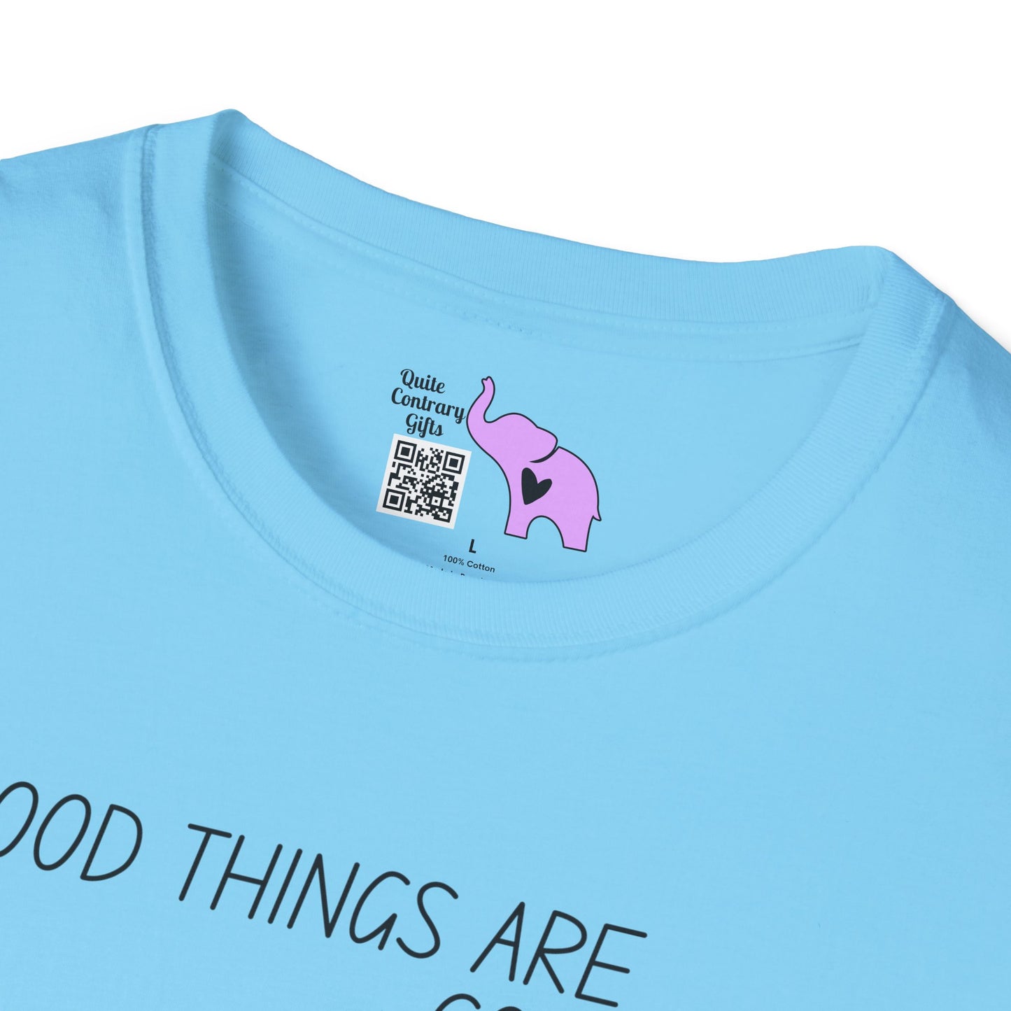 Good Things Are Coming Choose To Be Happy Adult T-shirt