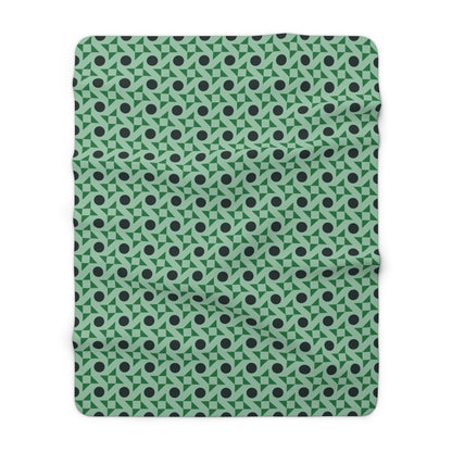Emerald Pinwheels Basic Bedding Set
