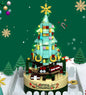Interlocking Christmas Tree Block Spinning Music Box