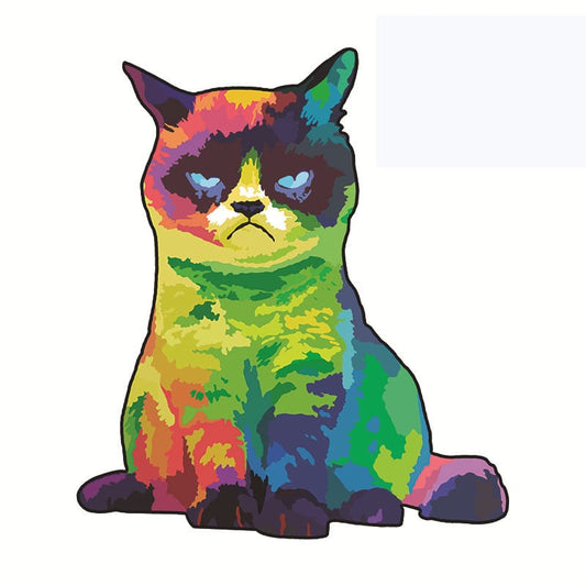 Colorful Cat Wooden Puzzle Collection