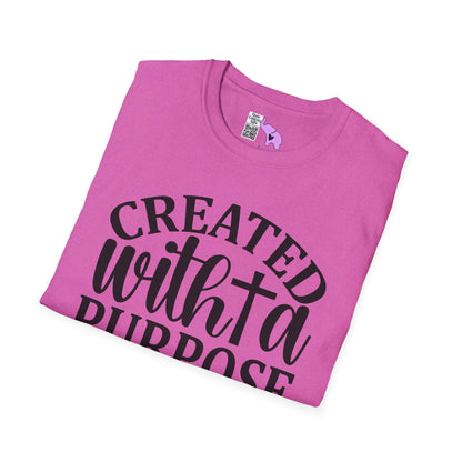 Created With A Purpose (3) Adult T-shirt