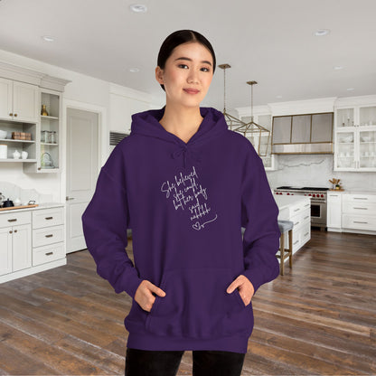 She Believed She Could But Her Body Said Nahhh Blend™ Hooded Sweatshirt