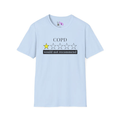 COPD 1 Star Would Not Recommend Adult T-shirt